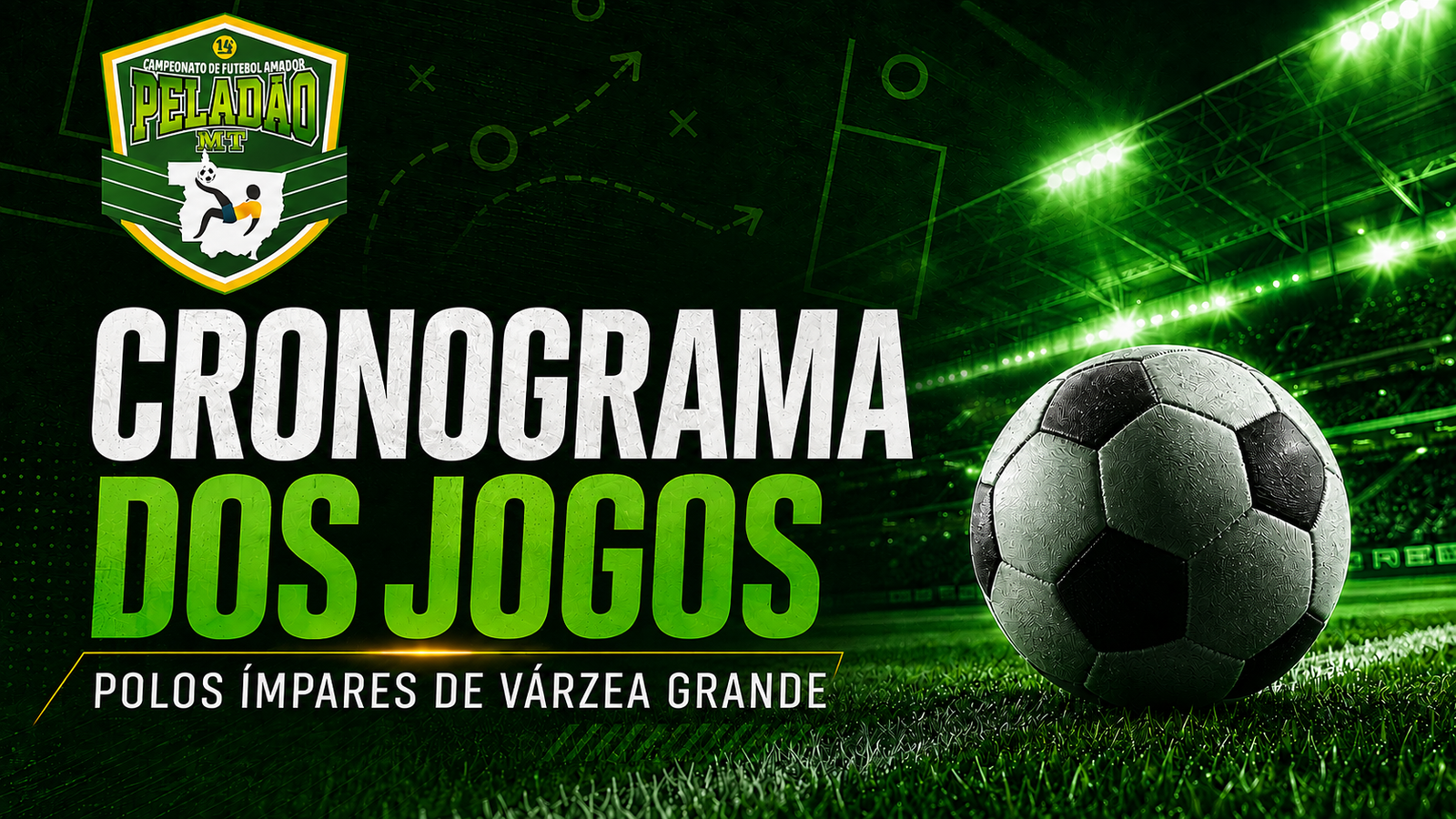 Cronograma dos Jogos — Polos ímpares de Várzea Grande